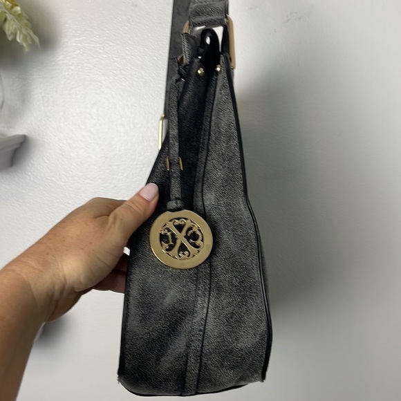 Christian Lacroix Grey Hobo Style Purse - Picture 8 of 16